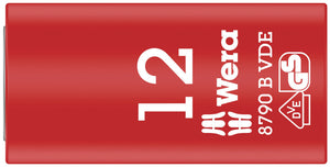 Wera 8790 B VDE Zyklop 3/8" socket, insulated 05004956001