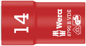 Wera 8790 B VDE Zyklop 3/8" socket, insulated 05004958001