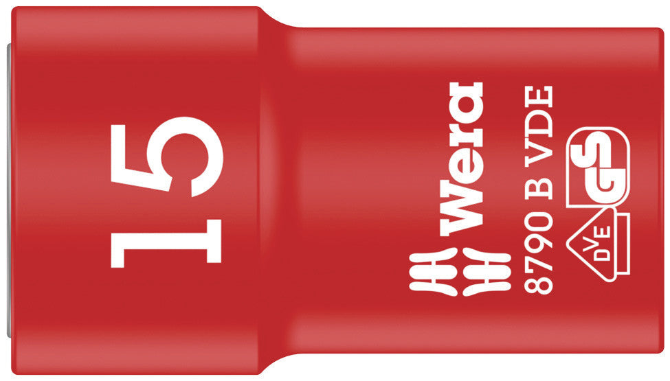 Wera 8790 B VDE Zyklop 3/8" socket, insulated 05004959001