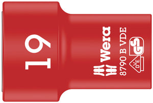 Wera 8790 B VDE Zyklop 3/8" socket, insulated 05004963001