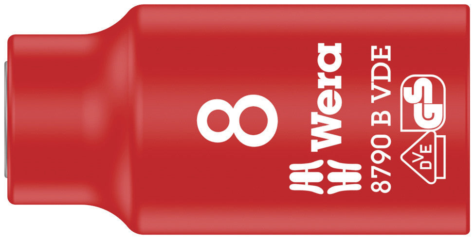 Wera 8790 B VDE Zyklop 3/8" socket, insulated 05004952001