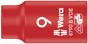 Wera 8790 B VDE Zyklop 3/8" socket, insulated 05004953001