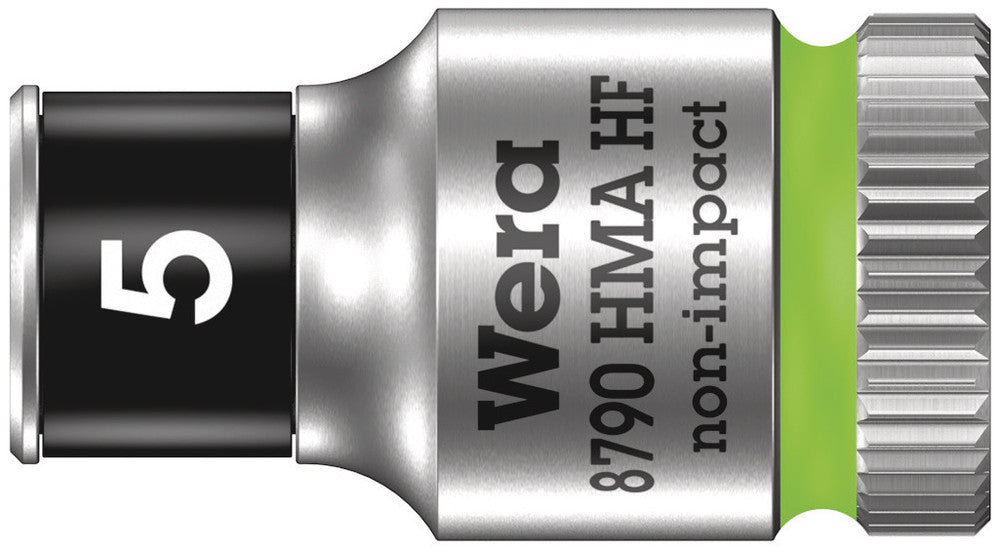 Wera 8790 HMA HF Zyklop socket with 1/4" drive with holding function 05003719001