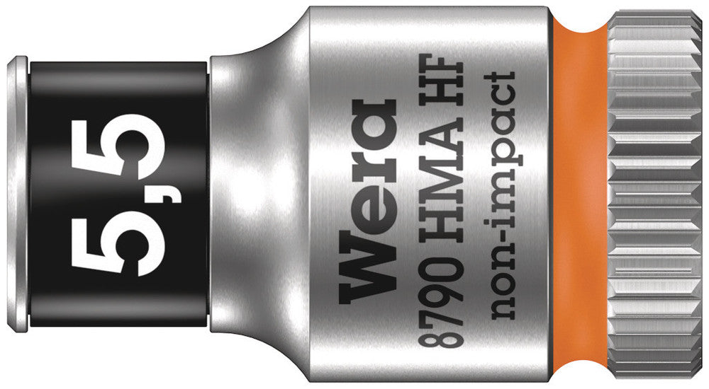 Wera 8790 HMA HF Zyklop socket with 1/4" drive with holding function 05003720001