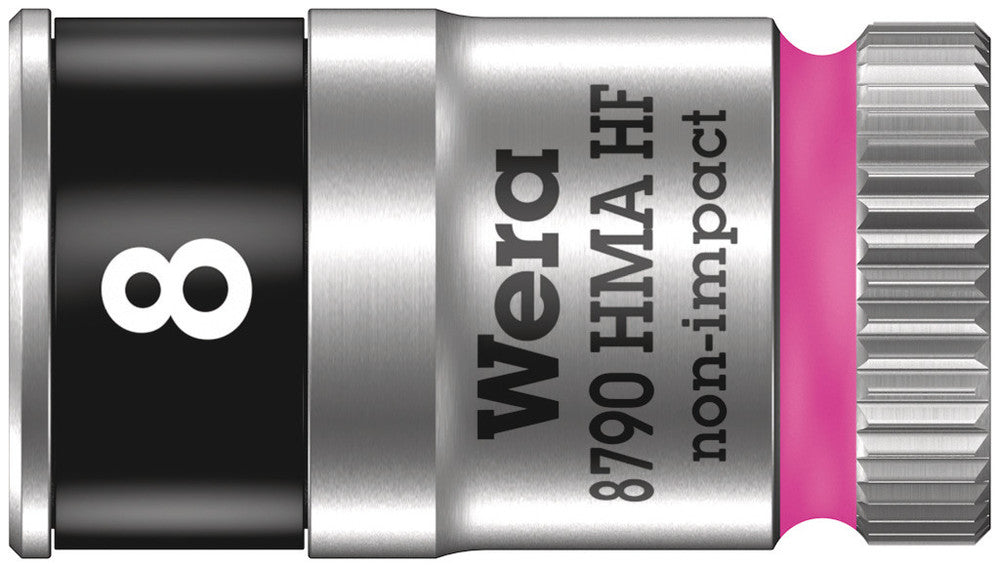 Wera 8790 HMA HF Zyklop socket with 1/4" drive with holding function 05003723001