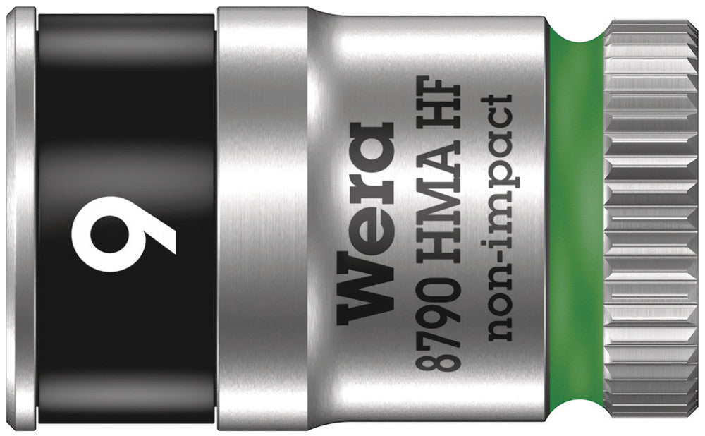 Wera 8790 HMA HF Zyklop socket with 1/4" drive with holding function 05003724001