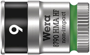 Wera 8790 HMA HF Zyklop socket with 1/4" drive with holding function 05003724001