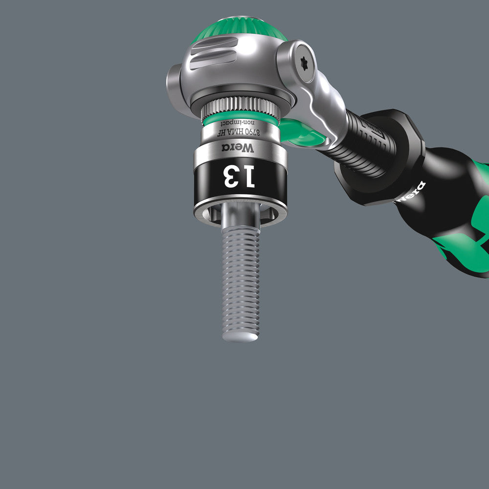 Wera 8790 HMA HF Zyklop socket with 1/4" drive with holding function 05003728001