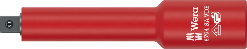 Wera 8794 SA VDE Zyklop extension, insulated, short, 1/4" 05005950001