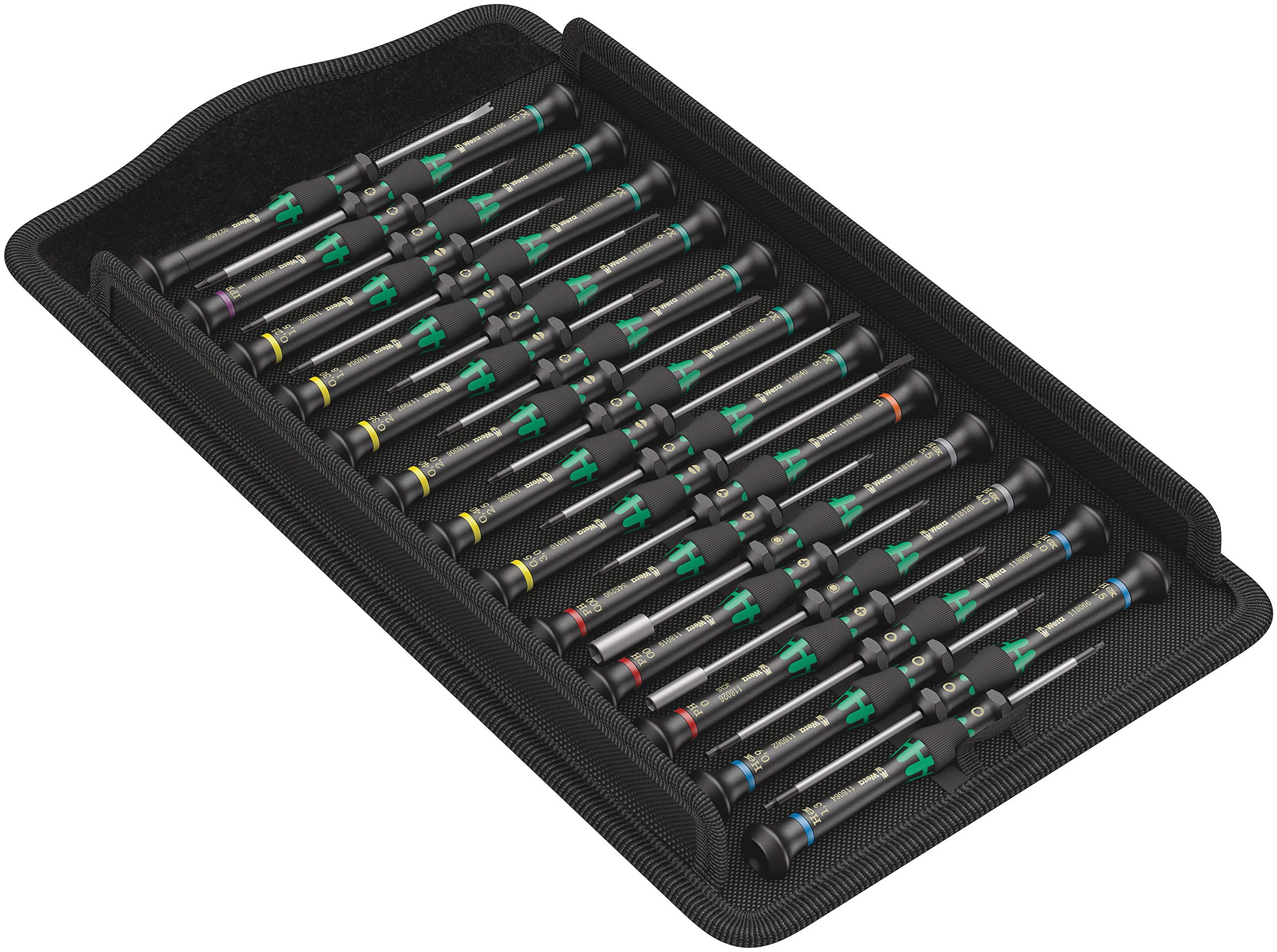 Wera Kraftform Micro Big Pack 1 screwdriver set for electronic applications, 25 pieces (05134000001) - Apollo Industries 