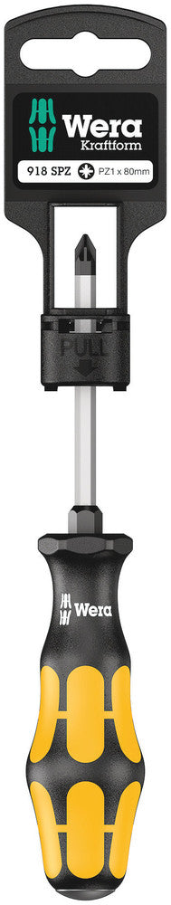Wera 918 SPZ SB Screwdriver for Pozidriv screws 05100080001