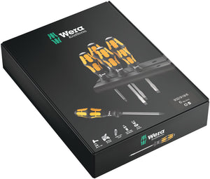 Wera 932/918/6 Screwdriver set Kraftform Wera: Chiseldriver and rack 05018287001