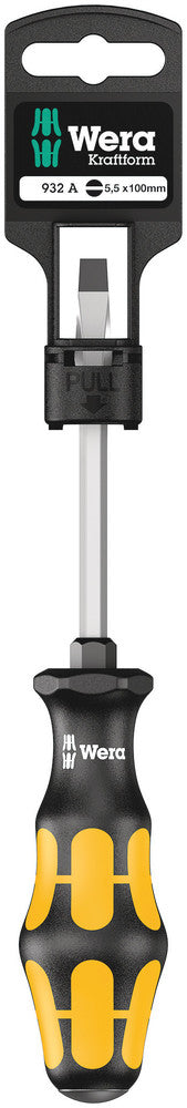 Wera 932 A SB Screwdriver for slotted screws 05100085001