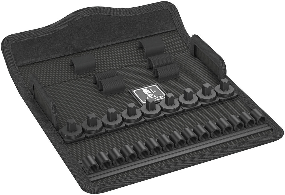 Wera 9496 Zyklop Metal Push 1/4" Textile box, empty 05136542001