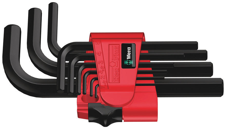 Wera 950/9 Hex-Plus 7 L-key set, metric, BlackLaser 05021737001
