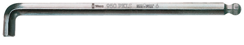 Wera 950 PKLS L-key, metric, chrome plated 05022045001