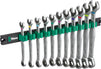 Wera 9630 Magnetic rail 6000 Joker 1 Ratcheting combination wrenches set, 11 pieces (05020014001)