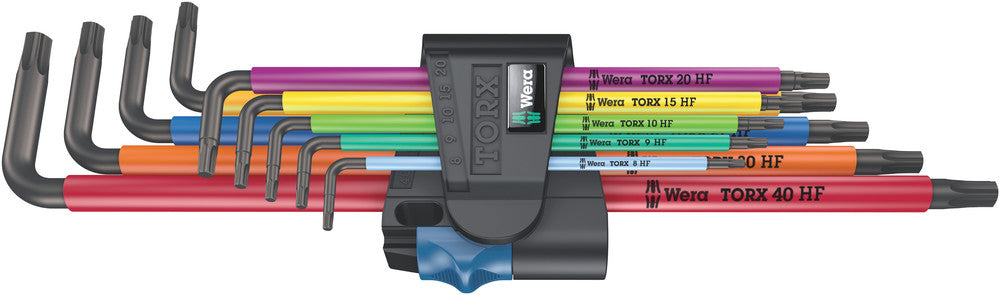 Wera 967/9 TX XL Multicolour HF 1 L-key set with holding function, long 05024470001