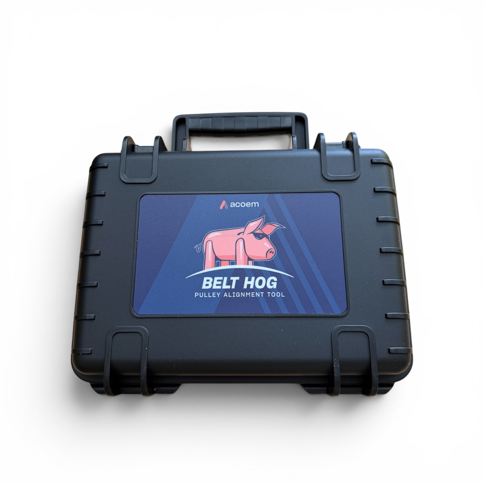 Acoem belt hog 2 pulley laser alignment tool case closed top view