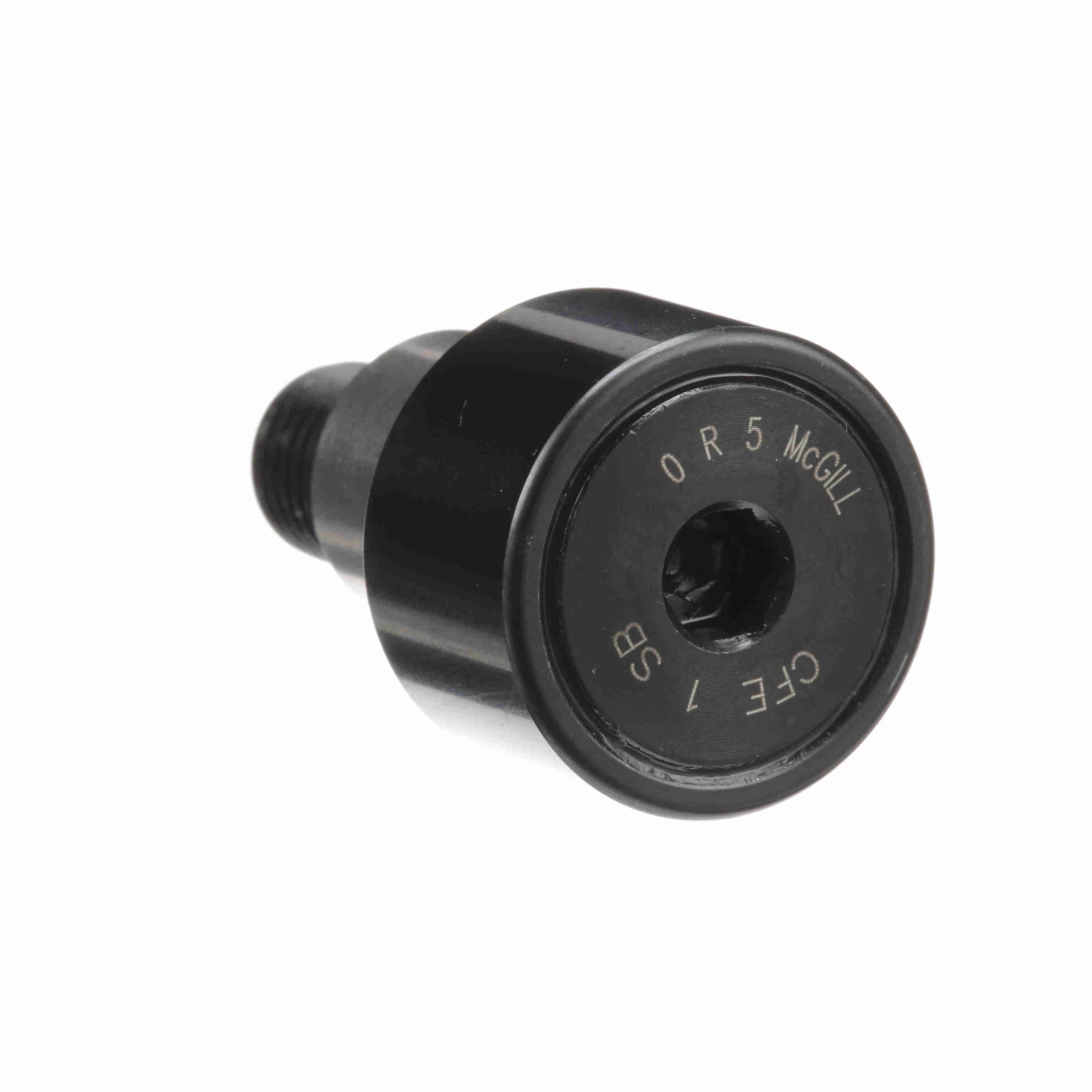 McGill CFE 1 SB CAMROL® Cylindrical Inch Cam Follower - Stud Mount Roller - Hex Hole - Sealed