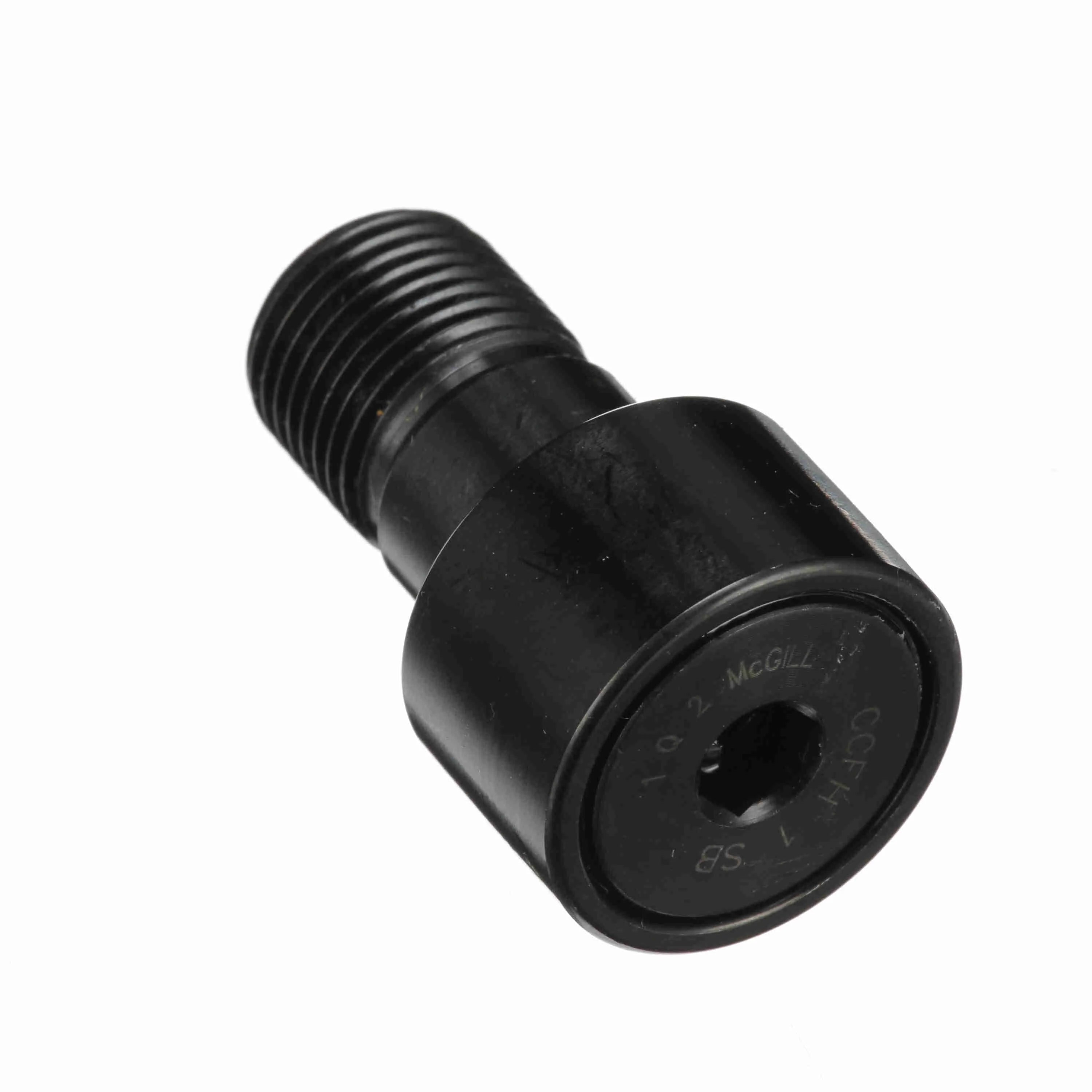 McGill CCFH 1 SB Heavy Stud CAMROL® Cylindrical Inch Cam Follower - Stud Mount Roller - Hex Hole - Sealed
