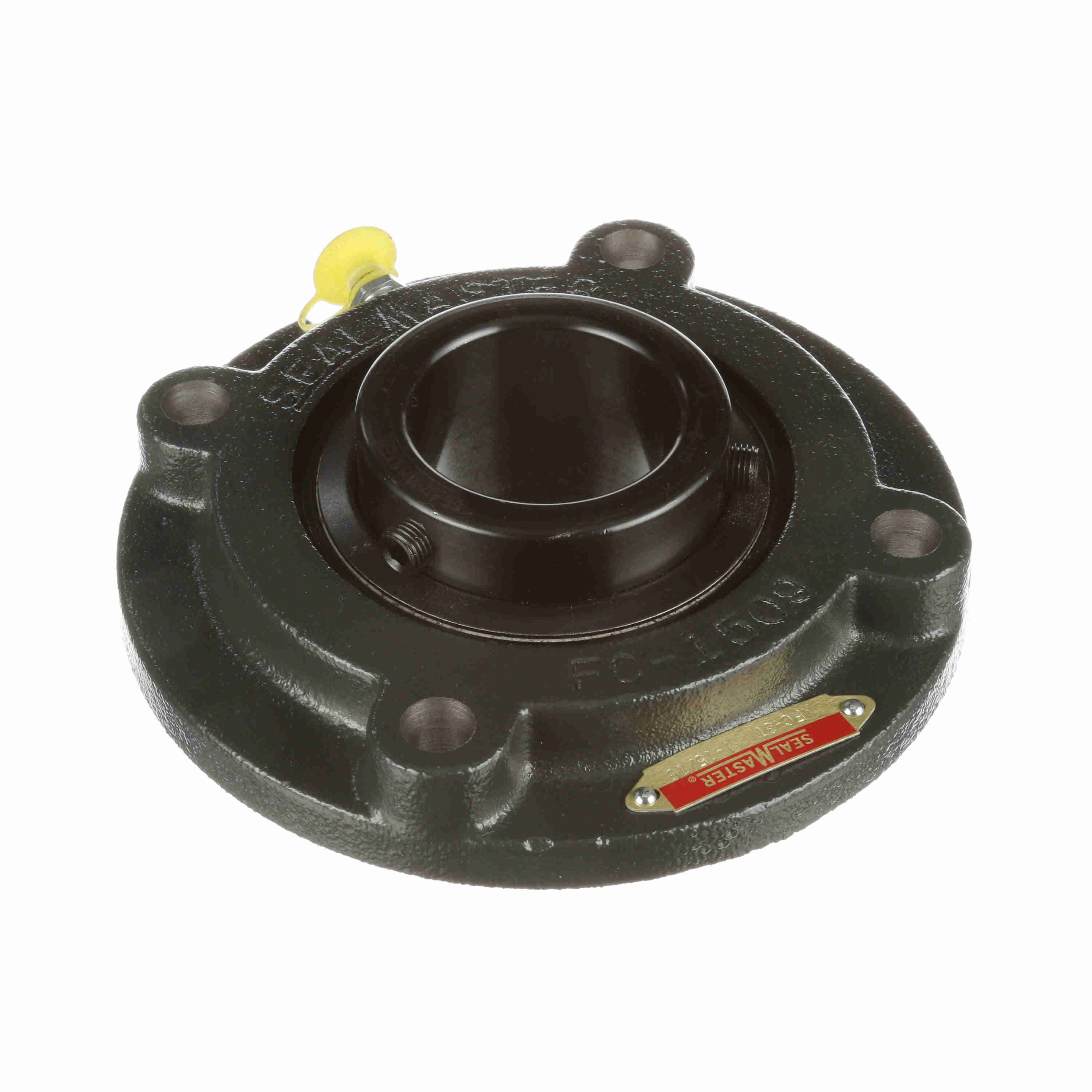 Sealmaster MFC-314 Mounted Cast Iron Flange Cartridge Ball Bearing Steel, Black Oxided - Setscrew Lock