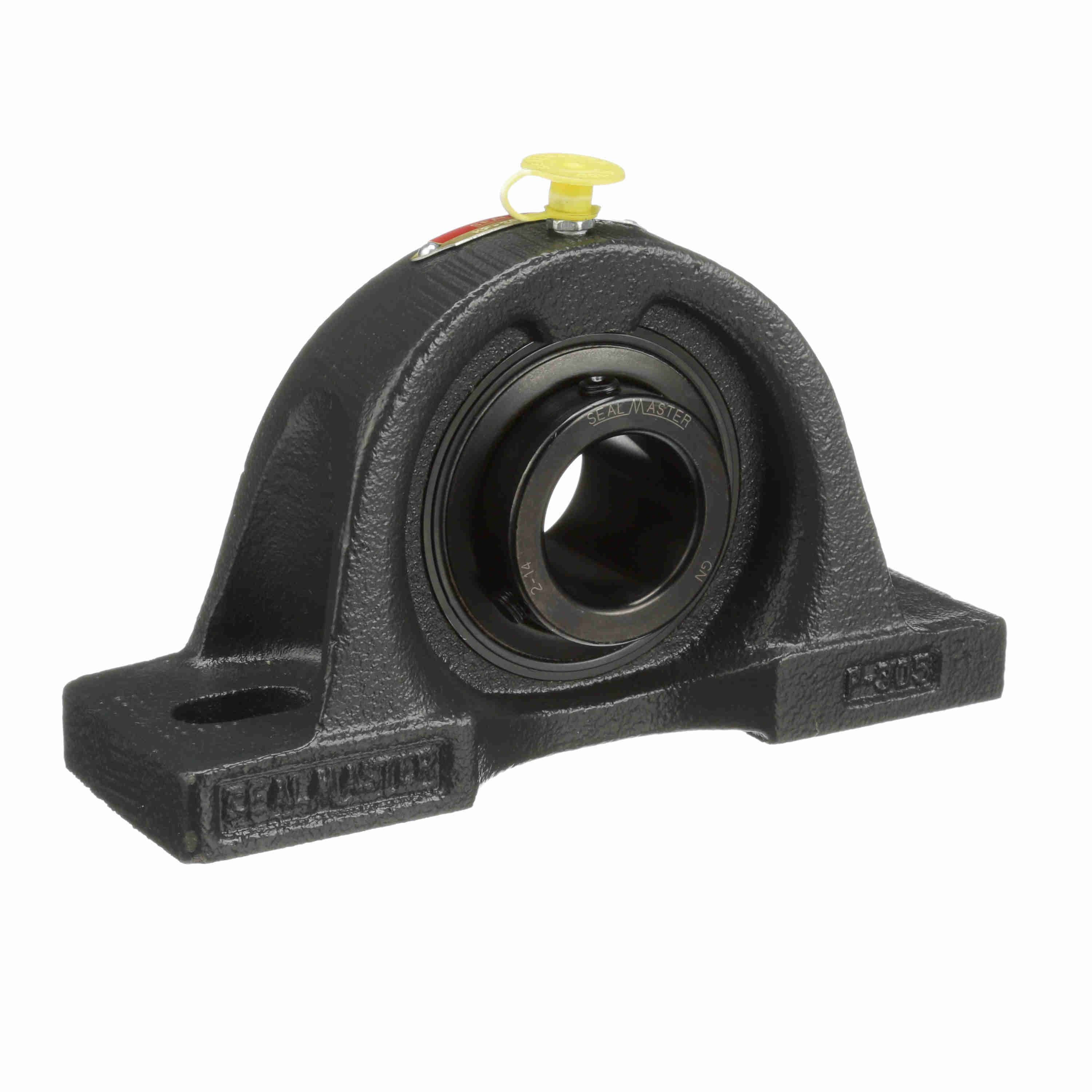 Sealmaster MP-20 Mounted Cast Iron Two Bolt Pillow Block Ball Bearing Steel, Black Oxided - Setscrew Lock