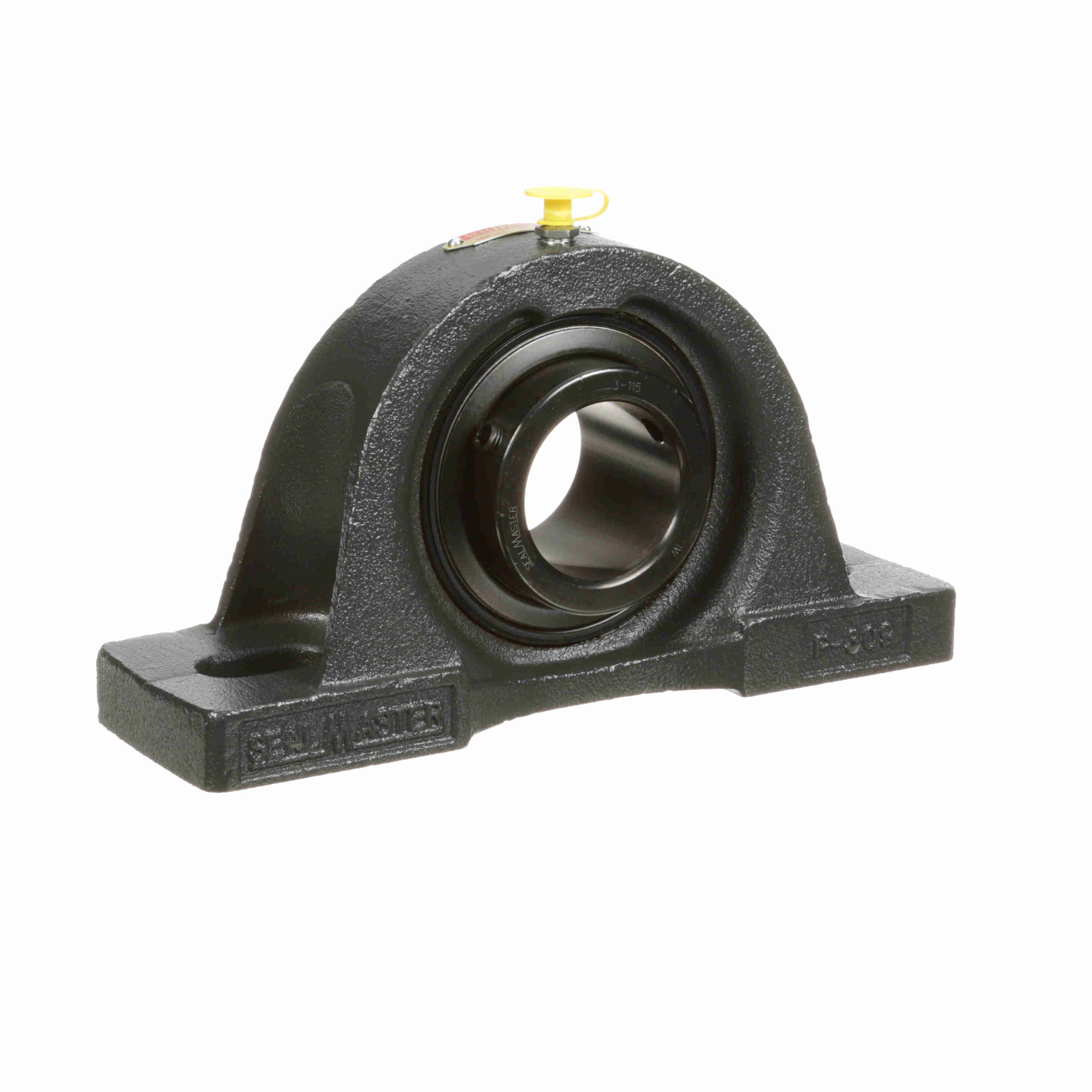 Sealmaster MP-31 Mounted Cast Iron Two Bolt Pillow Block Ball Bearing Steel, Black Oxided - Setscrew Lock