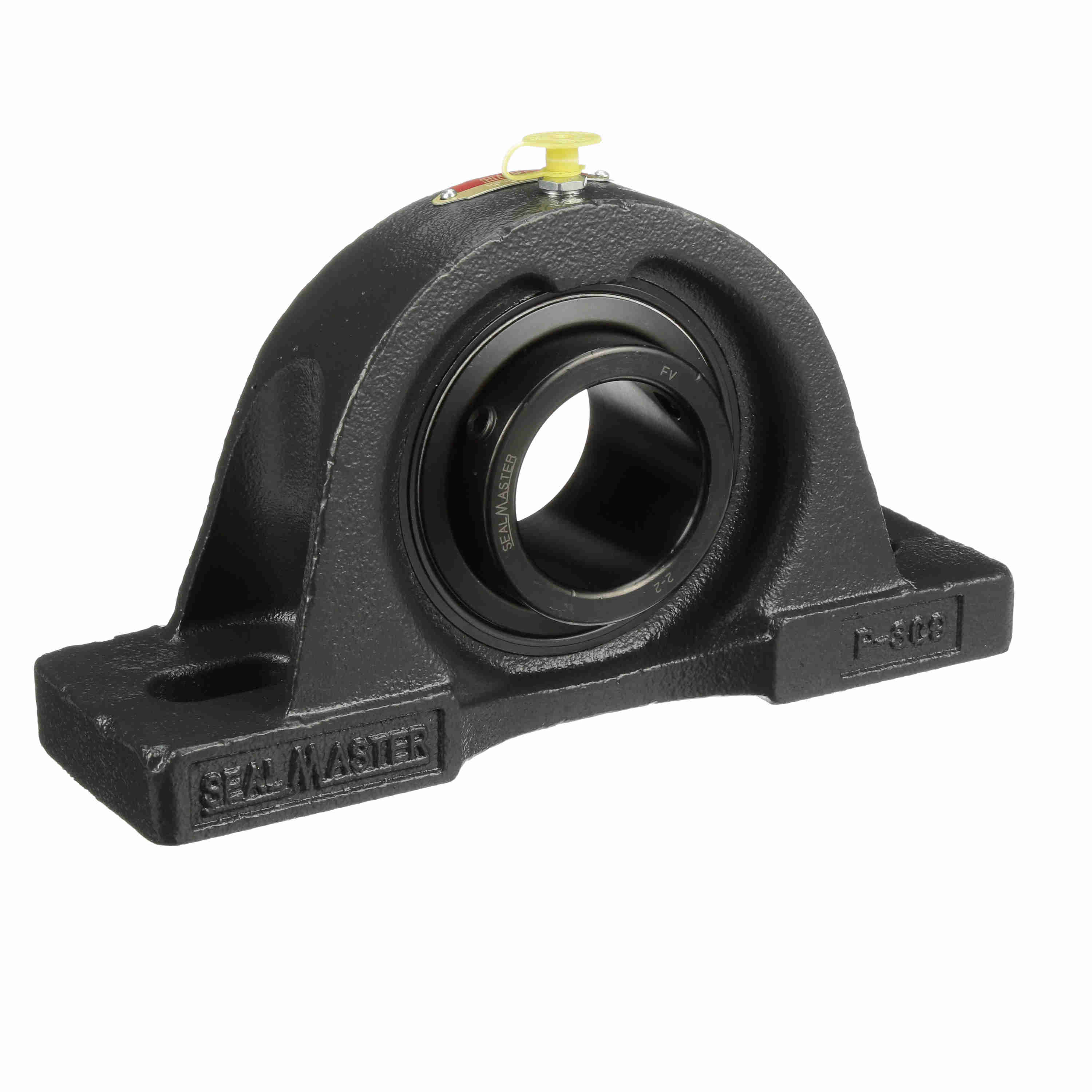 Sealmaster MP-32 Mounted Cast Iron Two Bolt Pillow Block Ball Bearing Steel, Black Oxided - Setscrew Lock