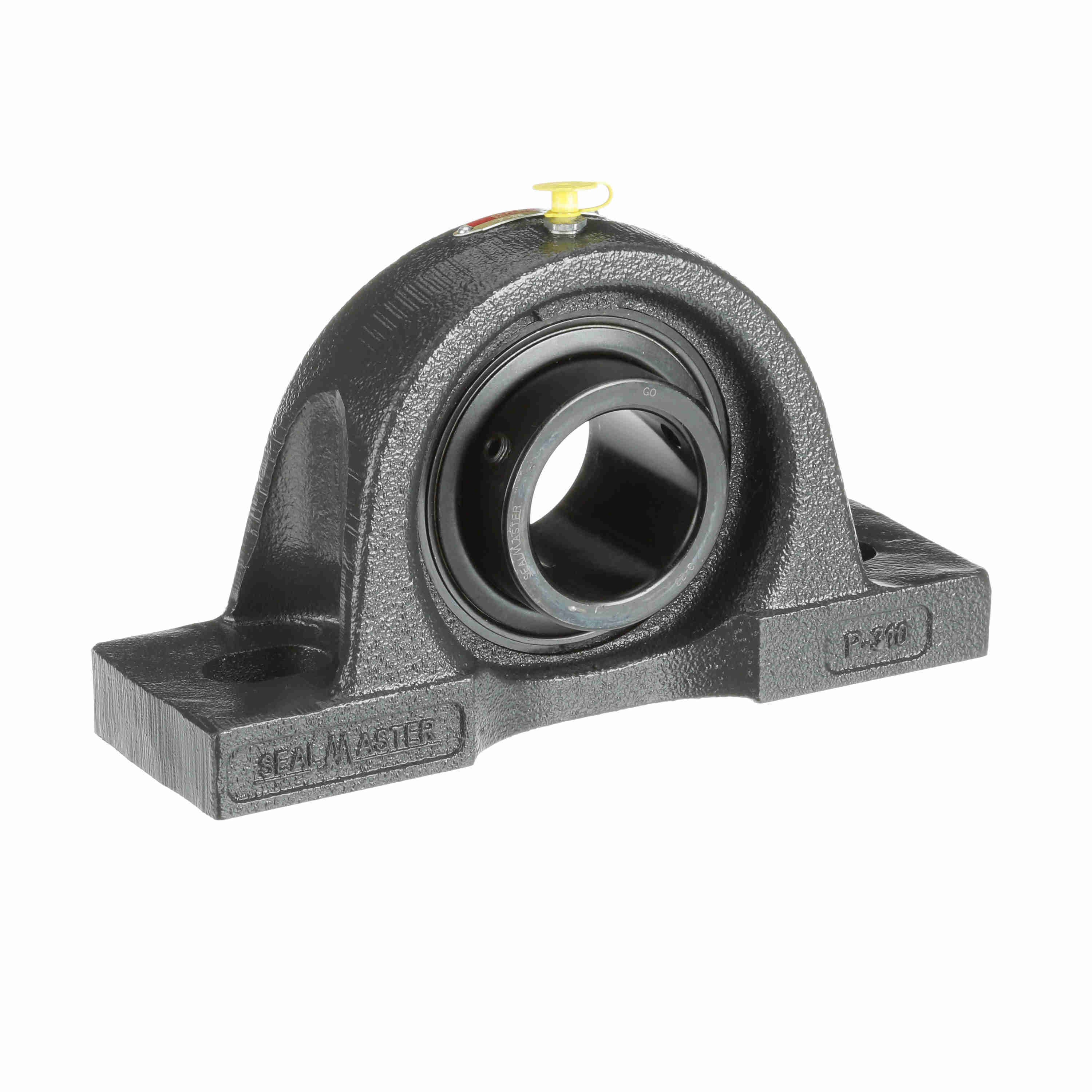 Sealmaster MP-35 Mounted Cast Iron Two Bolt Pillow Block Ball Bearing Steel, Black Oxided - Setscrew Lock
