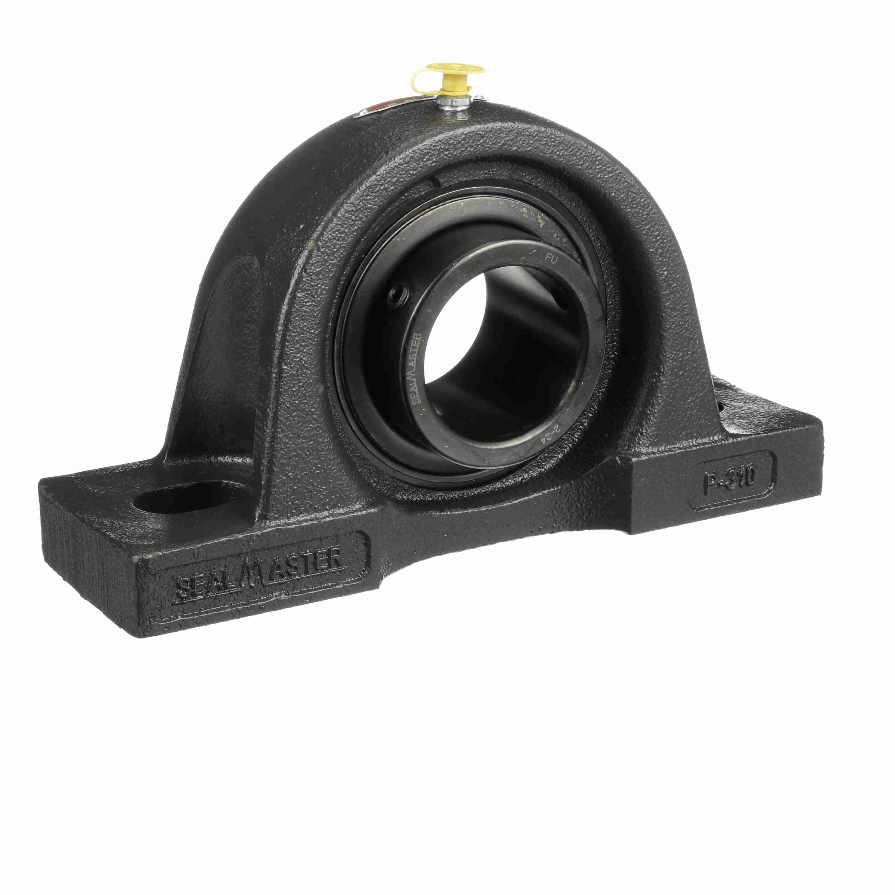 Sealmaster MP-36 Mounted Cast Iron Two Bolt Pillow Block Ball Bearing Steel, Black Oxided - Setscrew Lock
