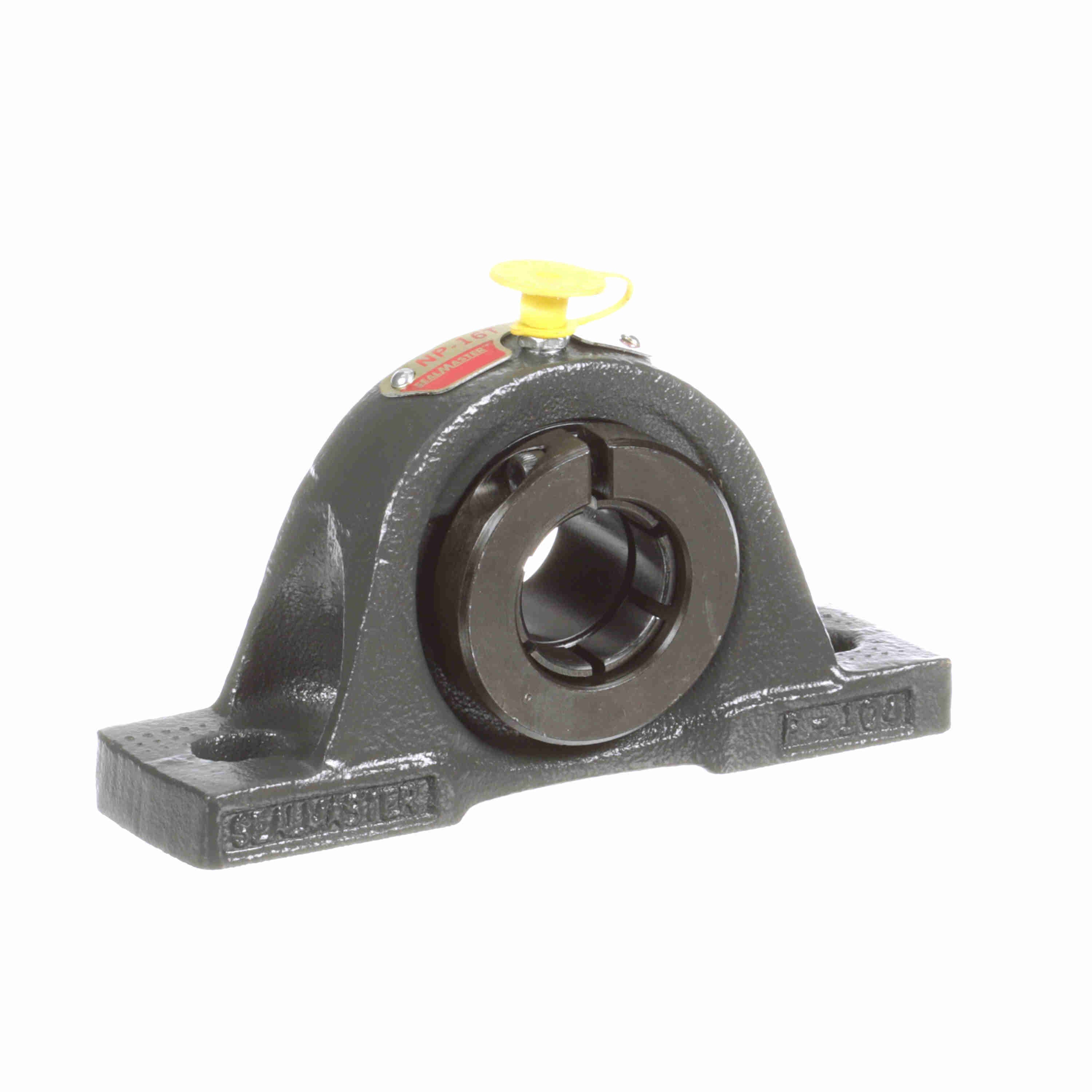 Sealmaster NP-16T Mounted Cast Iron Two Bolt Pillow Block Ball Bearing Steel, Black Oxided - Concentric Lock