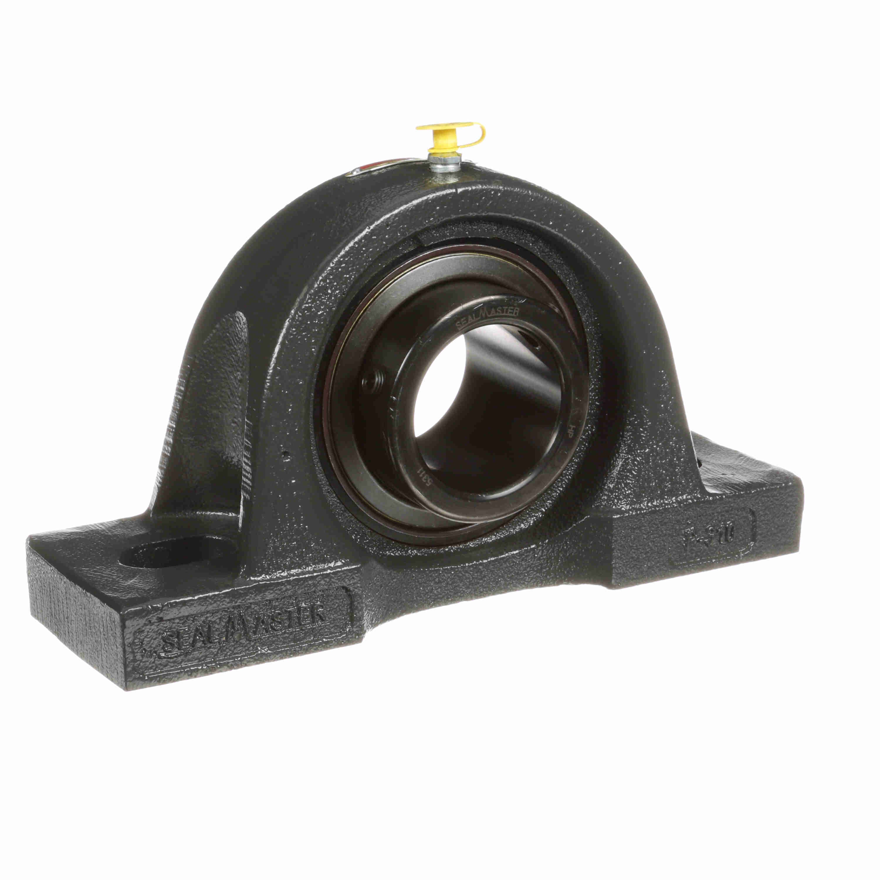 Sealmaster MP-311 Mounted Cast Iron Two Bolt Pillow Block Ball Bearing Steel, Black Oxided - Setscrew Lock