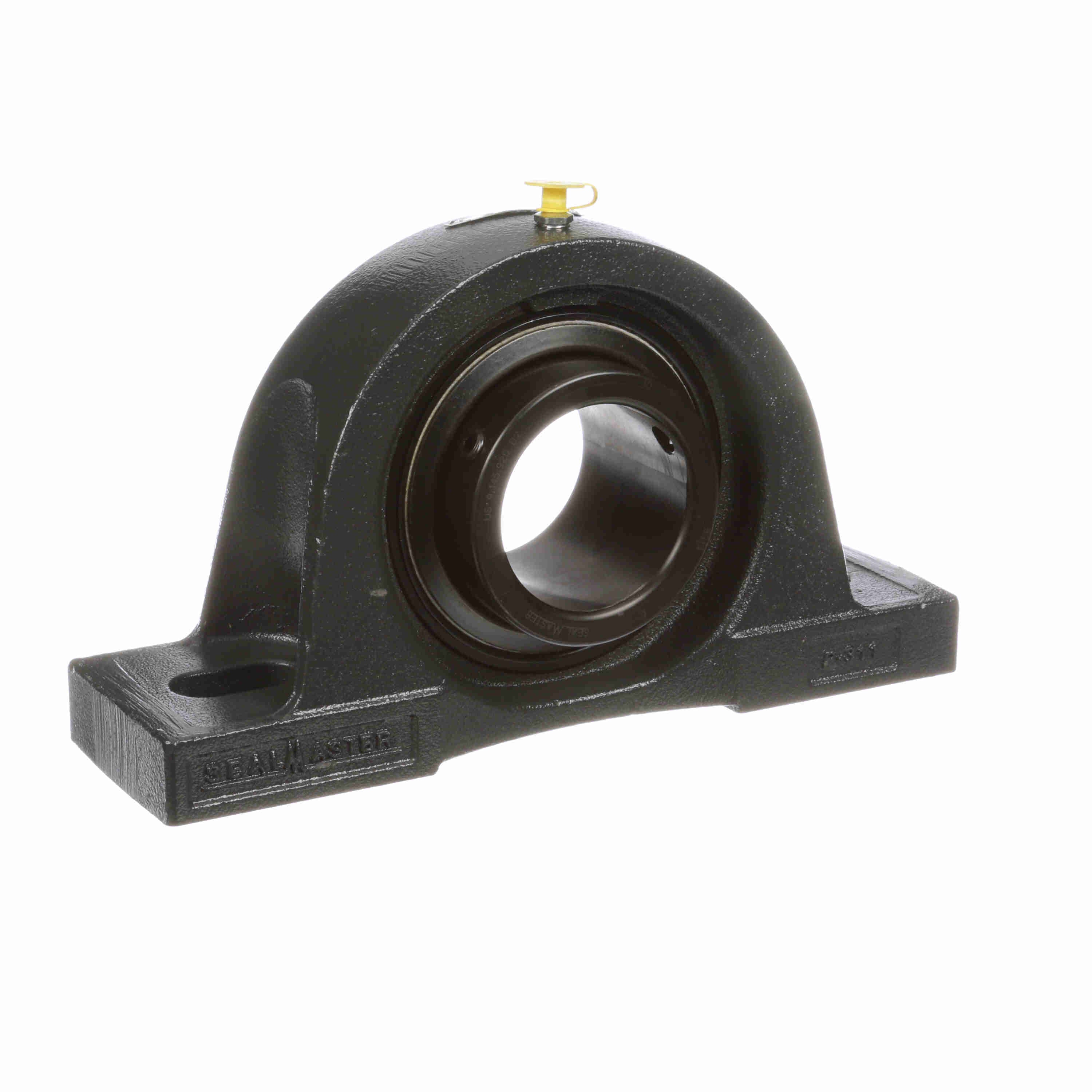 Sealmaster MP-313 Mounted Cast Iron Two Bolt Pillow Block Ball Bearing Steel, Black Oxided - Setscrew Lock