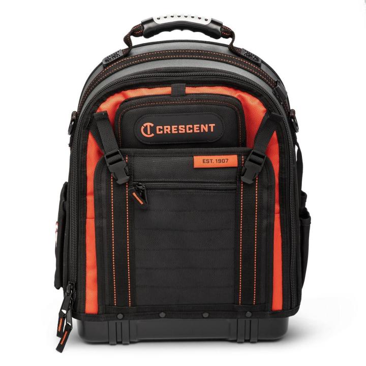 Crescent CTB1000N - Tradesman Backpack 4 exterior pockets and 34 interior pockets