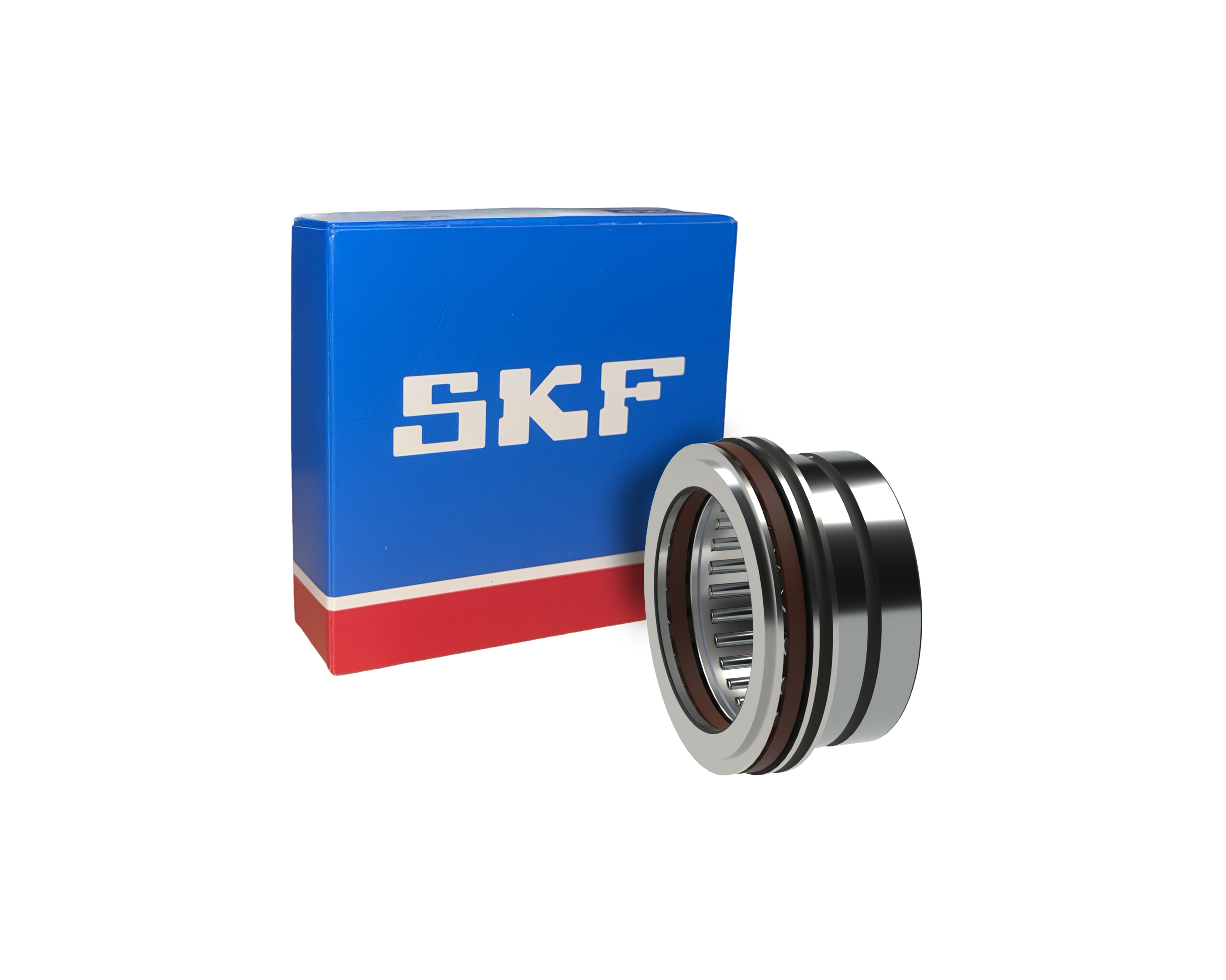 SKF NKX30 -Z Needle Roller/Axial Ball Bearing - 30 mm ID, 42 mm OD, 30 mm Width