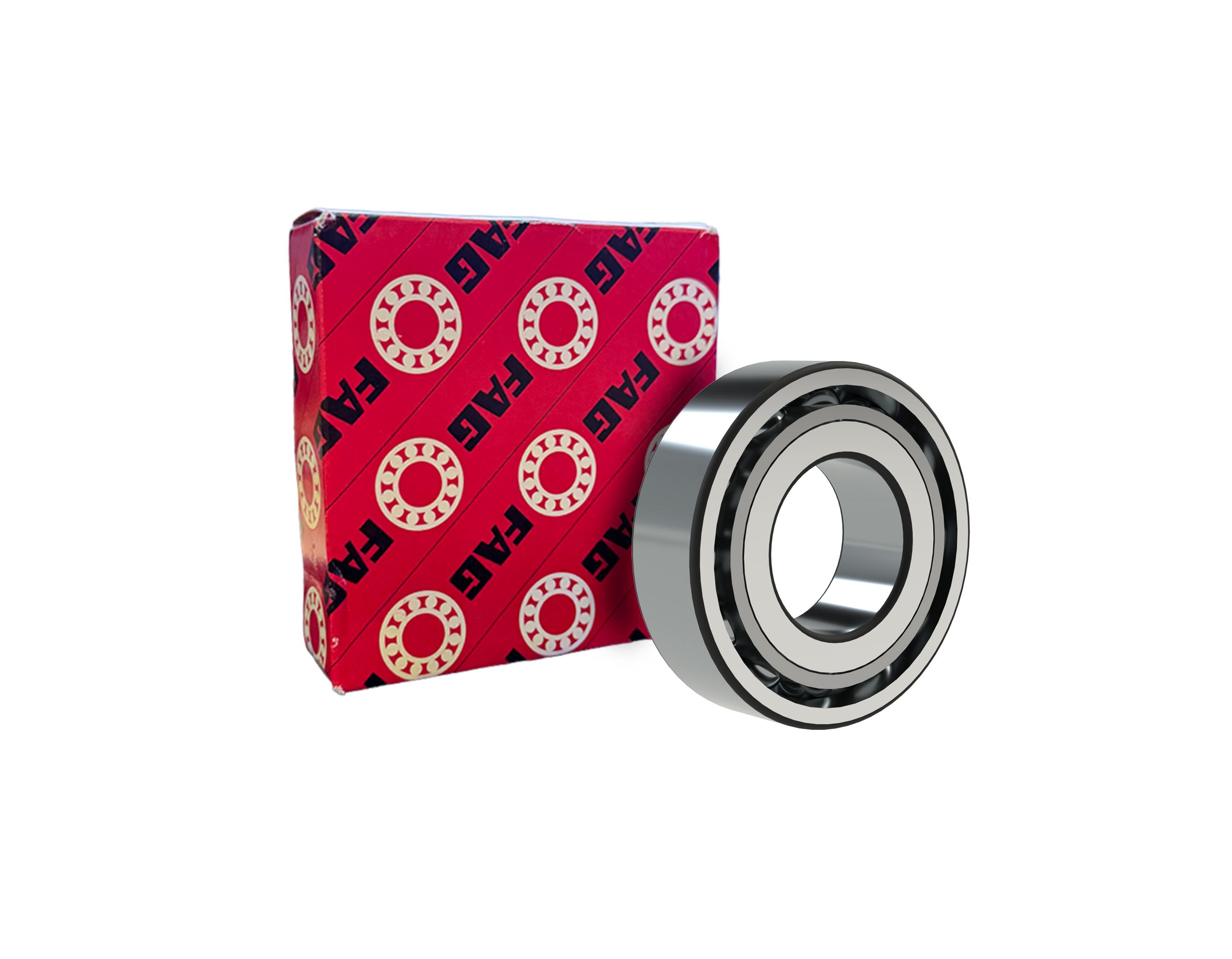 FAG 3308 -DA-MA Angular Contact Ball Bearing - 40 mm ID, 90 mm OD, 36.5 mm Width, Normal