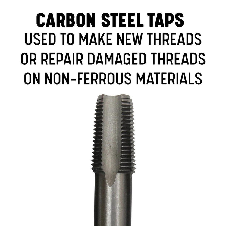 Image with text describing the material as carbon steel