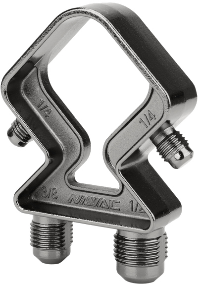 NAVAC FHH4 - 4 Port Hose Hanger for 1/4″, 1/4″, 1/2″, and 3/8″ fittings