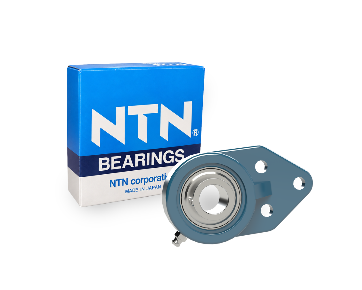 NTN M-UCF203 D1 Flanged Housing Unit - 17 mm ID