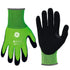 General Electric 13 GA Hi-Vis Touch Screen Sandy Nitrile Dipped Gloves A3 cut resistant gloves - Apollo Industries