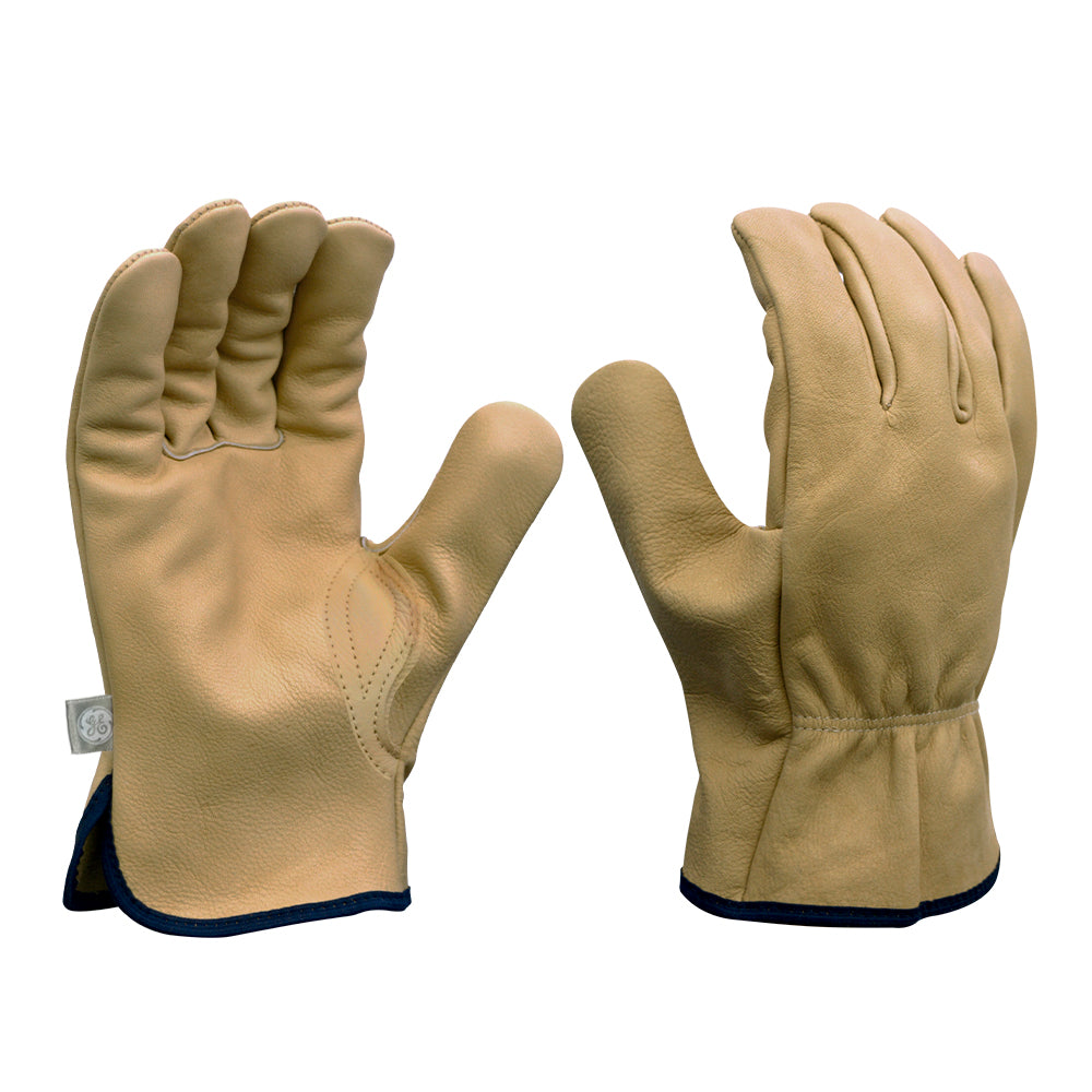 General Electric Waterproof Cow Grain Leather Driver Gloves Unisex (GG301)
