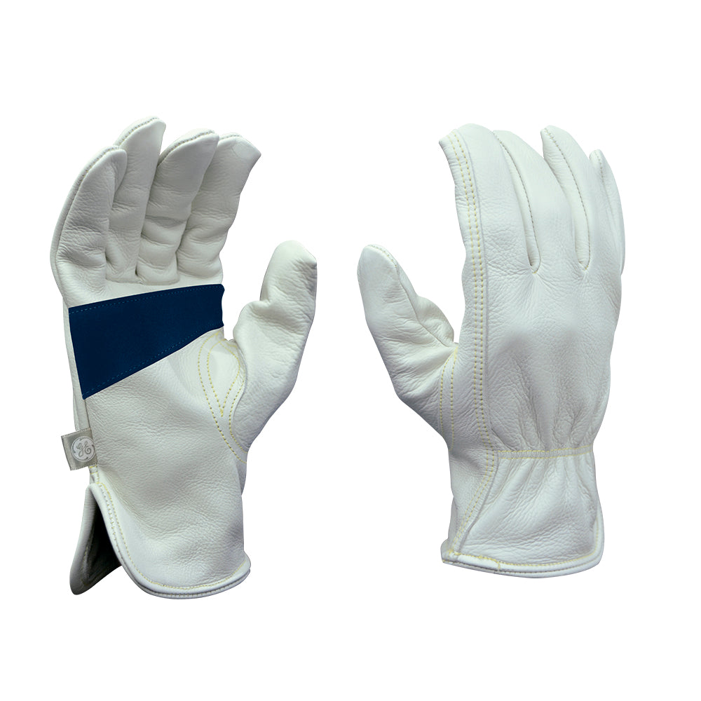 General Electric Reinforced Palm Cow Grain Leather Driver Gloves Unisex (GG307)