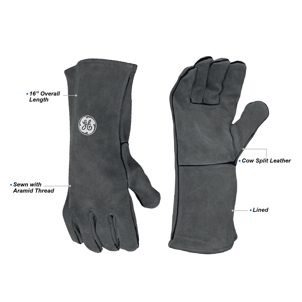 General Electric Cow Split Leather Welding Gloves Unisex (GG330)