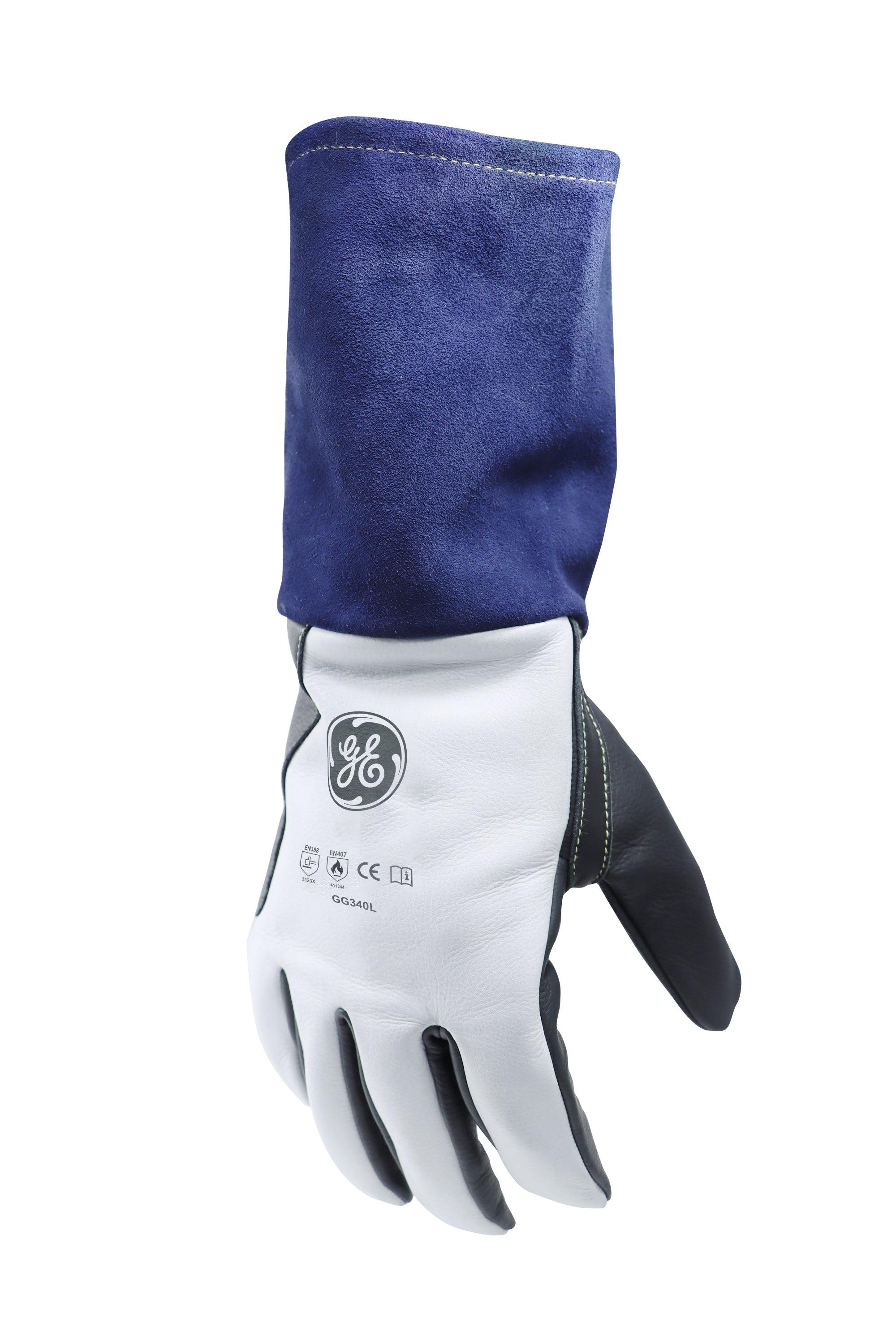 General Electric MIG Welding Gloves Leather Unisex (GG340)