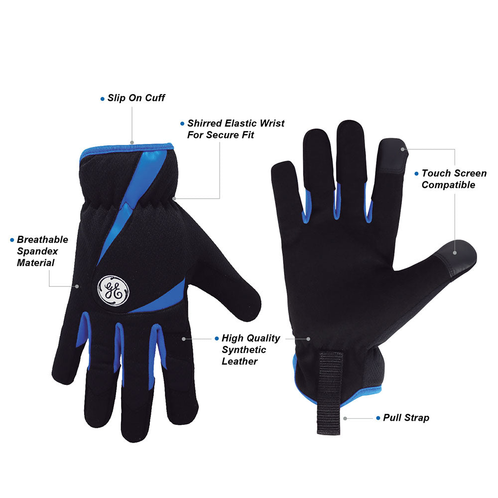 General Electric Mechanics Gloves Slip On Unisex (GG400)