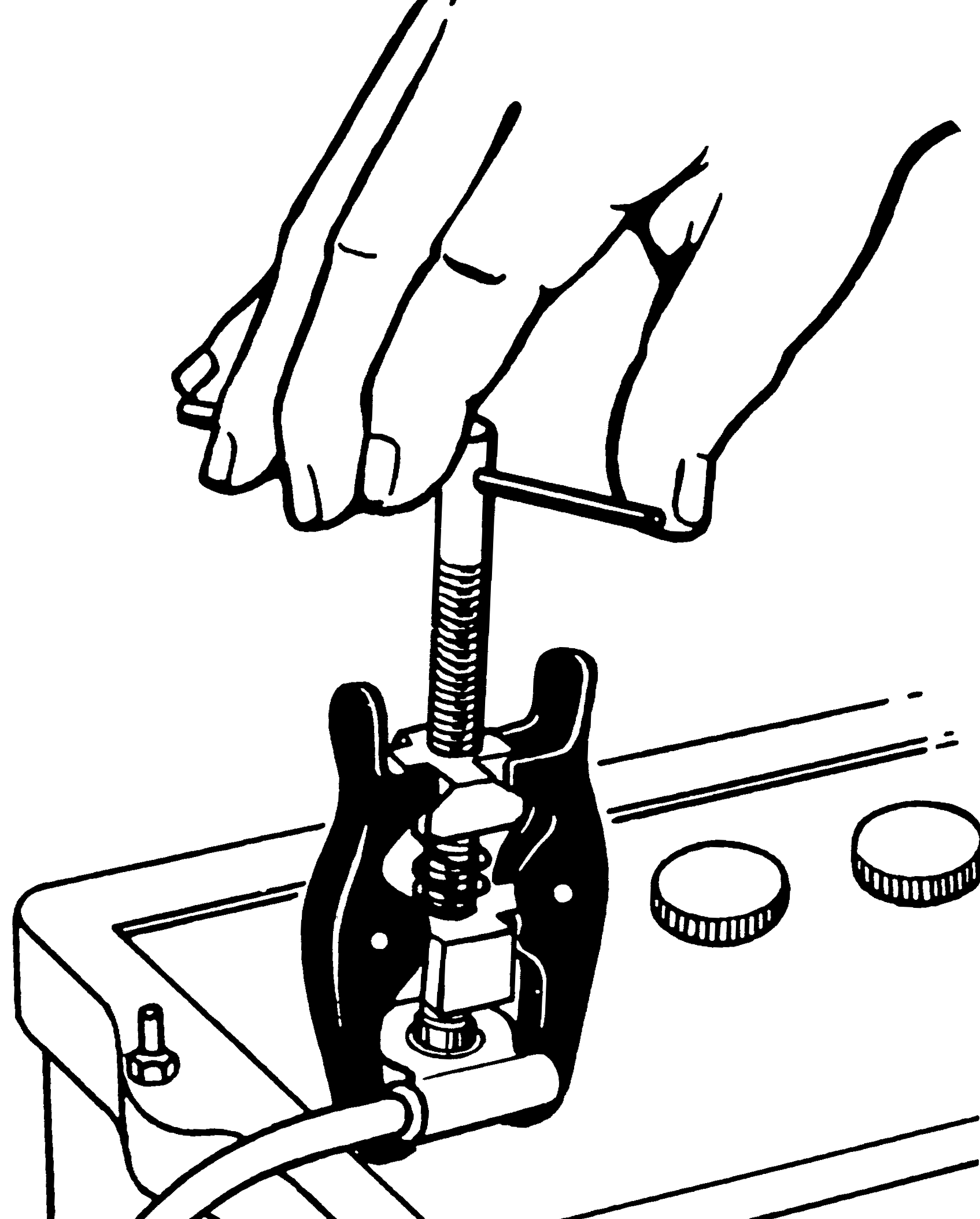 GearWrench 202D - Battery Terminal Puller 1/4 in - 1-1/8 in