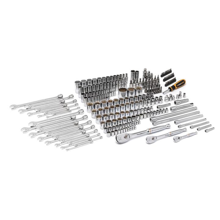 GearWrench 80972 - 243 Piece 12 Point Mechanics Tool Set in 3 Drawer Storage Box