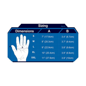 General Electric 13 GA Hi-Vis Touch Screen Sandy Nitrile Dipped Gloves A3 cut resistant gloves - Apollo Industries 