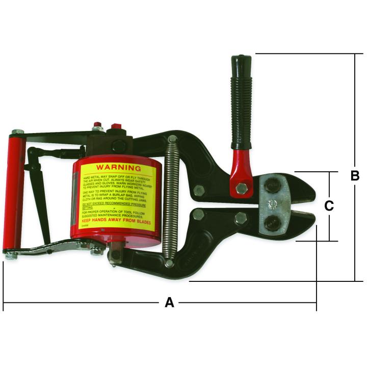 Crescent 9190C - Light Duty Center Cut Pneumatic Cutter